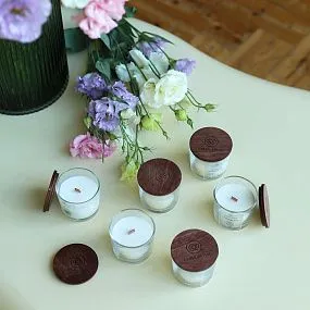 Свеча ароматическая Семицветик Дымная ваниль 100 мл