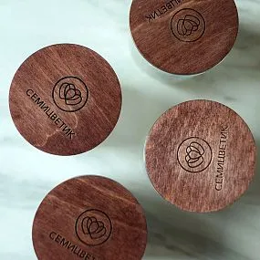 Свеча ароматическая Семицветик Дымная ваниль 100 мл