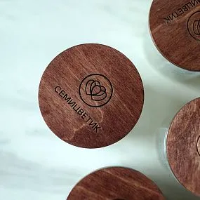 Свеча ароматическая Семицветик Апельсин и корица 100 мл