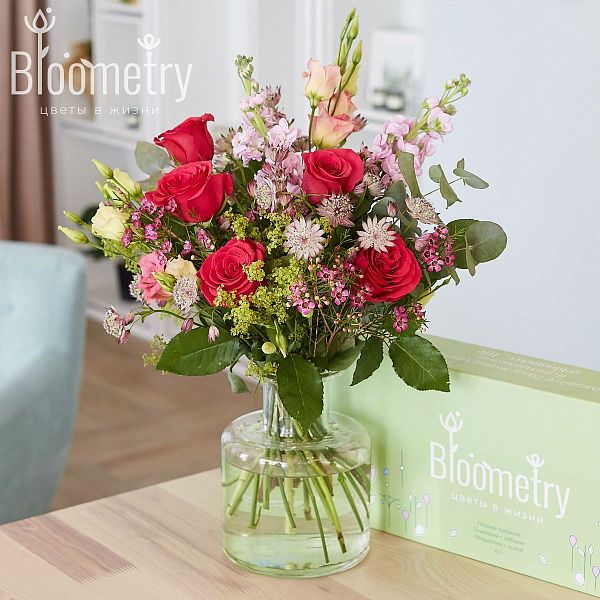 Bloometry Box «Малиновый рассвет»