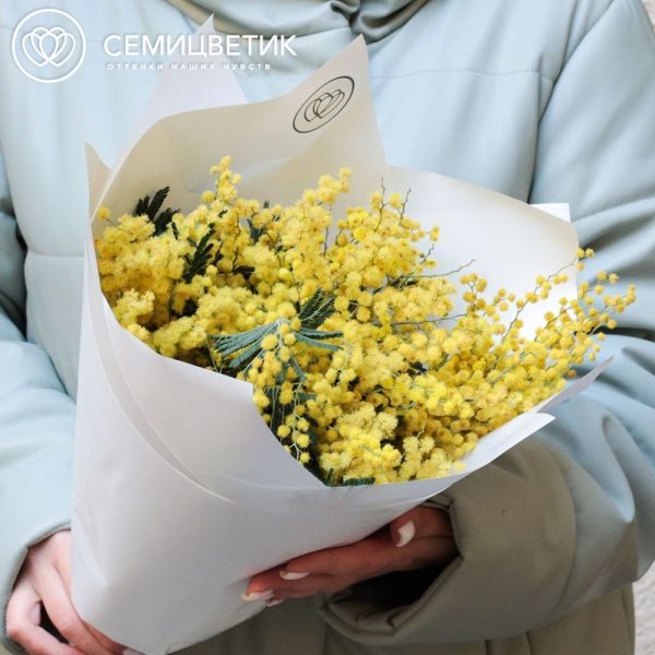 Букет из 9 мимоз