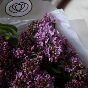 Букет из 9 веток сирени