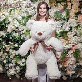 Медведь 110 см Молочный