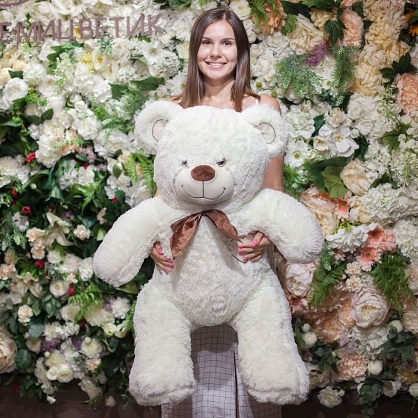 Медведь 110 см Молочный