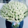 Букет из 101 белой розы (Кения) 40 см Standart