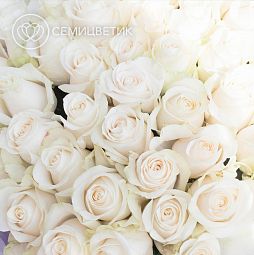 Букет из 3 белых роз Vendela 70 см (Эквадор)