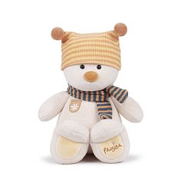 Мягкая игрушка медведь Masha в шапке 30см