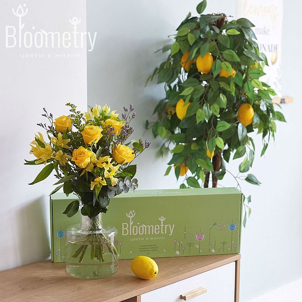 Bloometry Box «Лимонное безе»