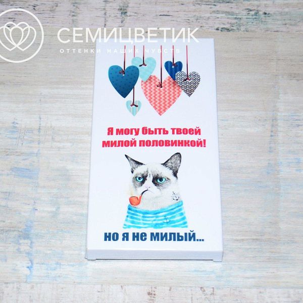 ШокоБар Шоколад "Милая половинка" 100 гр.