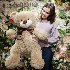 Медведь 110 см Кофейный