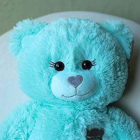Мягкая игрушка медведь Color Bear мятный 65 см