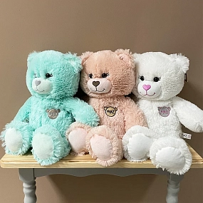 Мягкая игрушка медведь Color Bear белый 65 см
