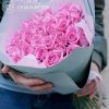 Букет из 35 розовых роз (Кения) 40 см Standart