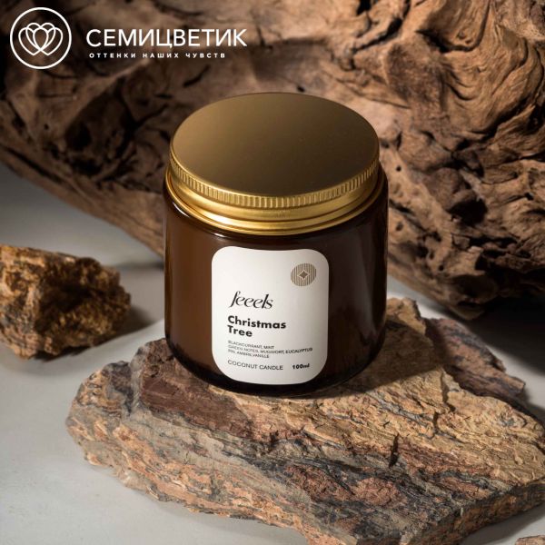 Свеча ароматическая Feeels Рождественская елка 100мл