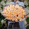 Кремовые розы Tiffany 50 см (Эквадор)