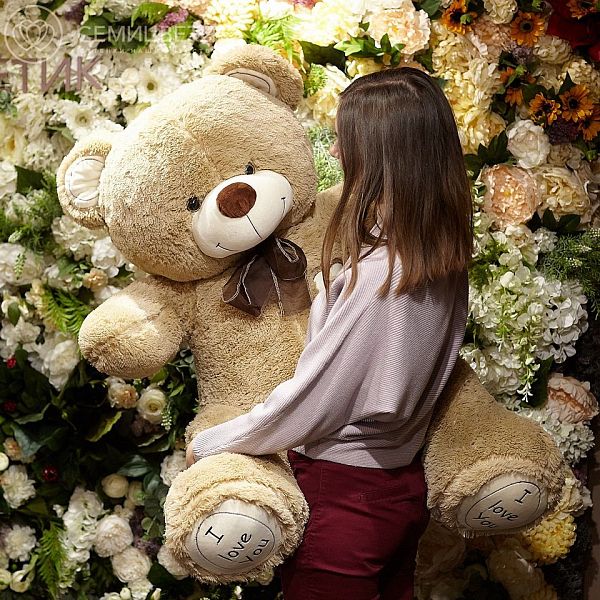 Медведь Орион 150 см молочный шоколад