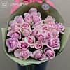 25 розовых роз (Россия) 70 см Аква