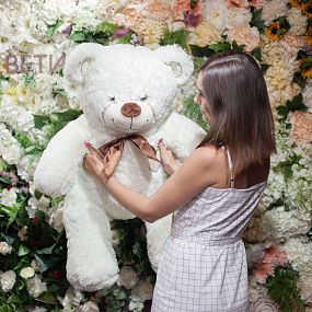 Медведь 110 см Молочный