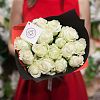 Белые розы 40 см (Кения) Premium
