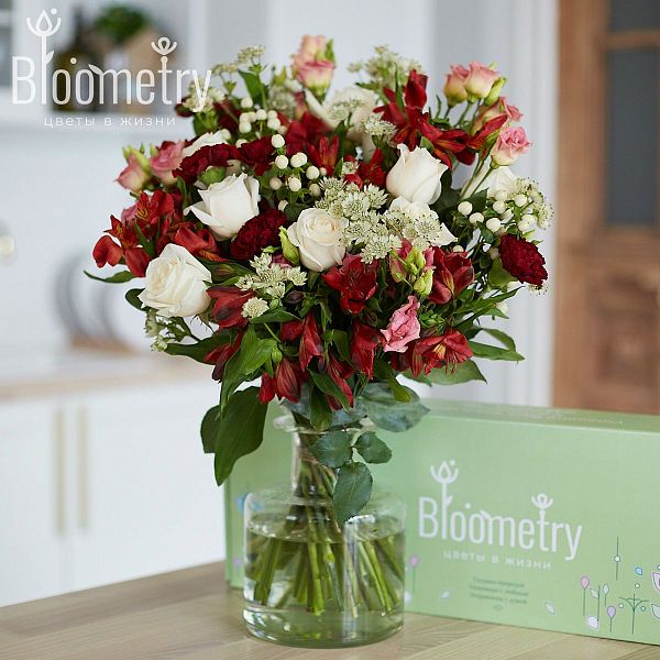 Bloometry Box «Красный бархат»