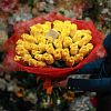 Желтые розы Tara 60 см (Эквадор) опт