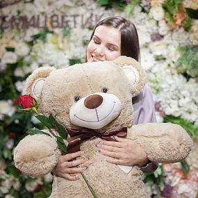 Медведь 110 см Кофейный
