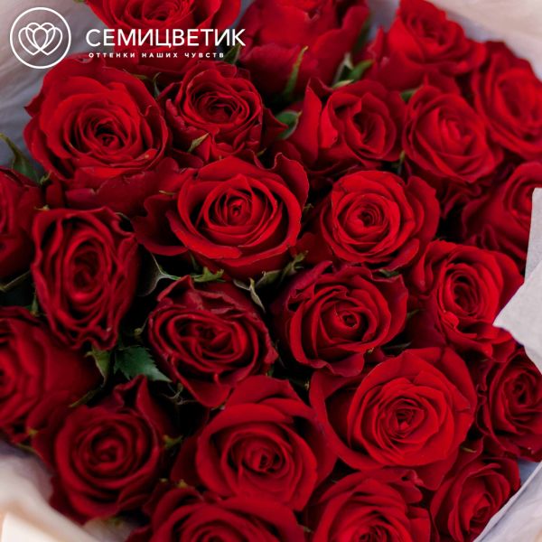 Букет из 35 красных роз 40 см (Кения)