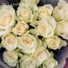 Букет из 15 белых роз (Кения) 40 см Standart