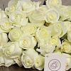 Белые розы Vendela 40 см (Эквадор)
