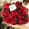 Красные пионовидные розы Red Piano 40 см
