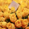 Желтые розы Tara 40 см (Эквадор)