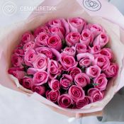 Букет из 41 розовой розы (Кения) 40 см Standart